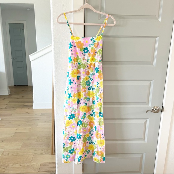 NWT Show Me Your Mumu Amalfi Coast Midi Dress Petal Pop Floral - Picture 4 of 6